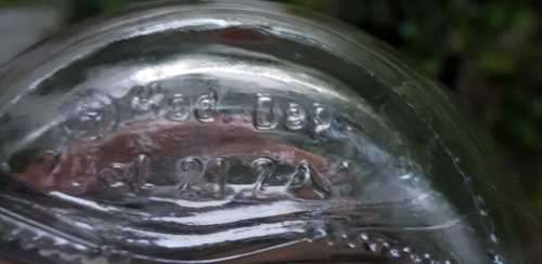 Vintage Mod Dep glass bottles Italy