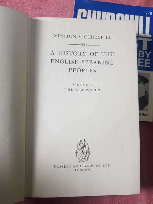 Churchill History of the English Speaking People & Churchill Digest & Churchill calendar