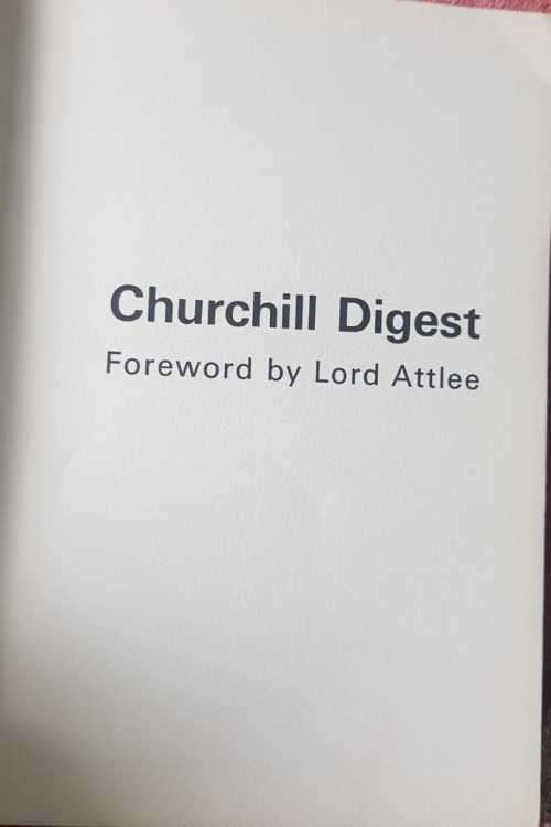 Churchill History of the English Speaking People & Churchill Digest & Churchill calendar