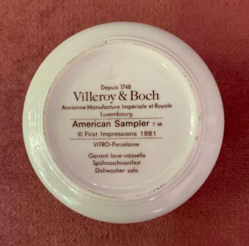 Villeroy and Boch German Porcelain