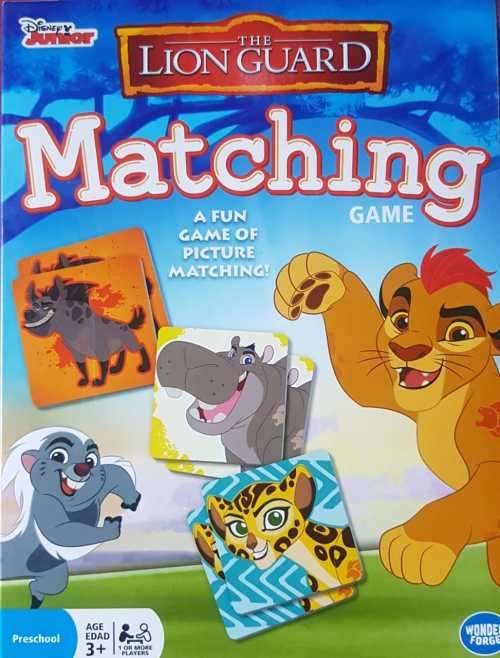 The Lion Guard Matching a fun game of picture matching