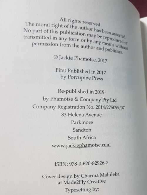 A Spy in Time by Imraan Coovadia and Bare by Jackie Phamotse