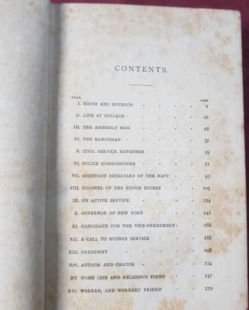 Roosevelt - President Roosevelt 1908 First edition