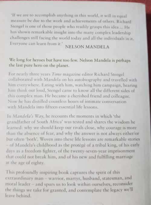 Mandela - Mandelas Way  - Lessons on Life by Richard Stengel