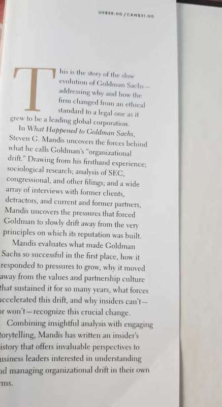Goldman Sachs  First Edition, NASDAQ / stock exchange / Wall Street