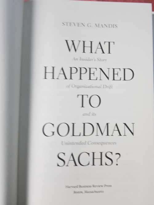Goldman Sachs  First Edition, NASDAQ / stock exchange / Wall Street