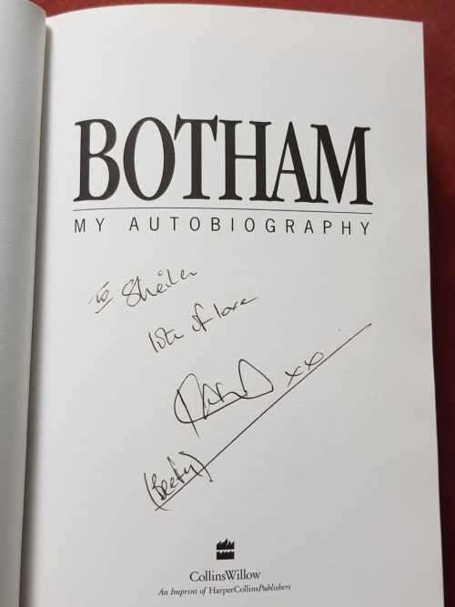 Cricket Botham signed / autographed copy  Botham, my autobiography