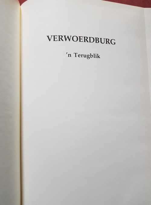 Verwoerdburg  n Terugblik