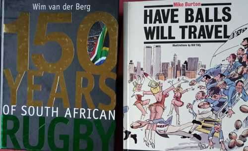 Rugby Springboks - Signed copy of "Have Balls will Travel" & 150 years of South African rugby