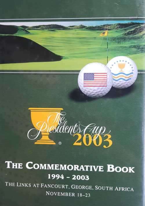 Presidents Cup 2003 Golf Tiger Woods Ernie Els Fancourt, very rare