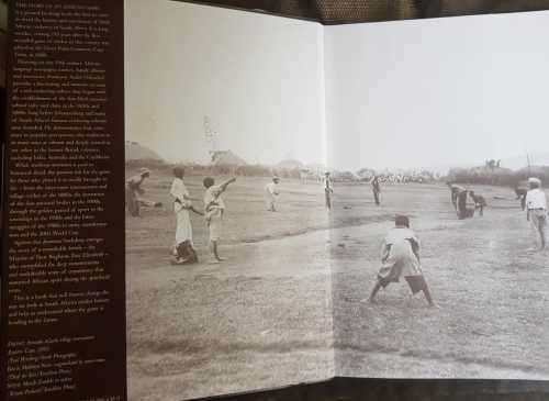 Mandela The story of an African Game / Cricket Proteas Apartheid First Edition Coffee Book