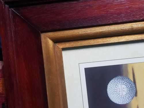 Bernie Horton sports memorabilia framed golf balls