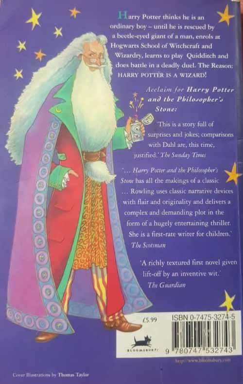 Harry Potter and the Philosophers Stone - JK Rowling