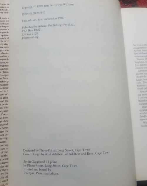 South African Dispatches Two Centuries of Best in South African Journalism Jennifer Crwys Williams