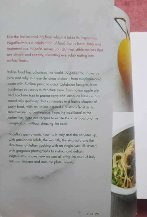 Nigella Lawson Nigellissima Instant Italian Inspiration