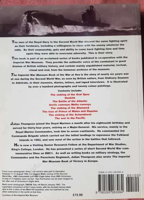 World War II WW2 The War at Sea battleships Royal Navy by Julian Thompson