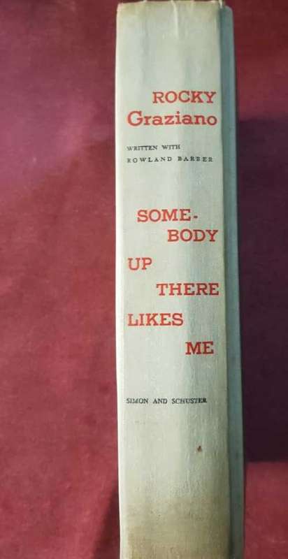 Rocky Graziano Somebody up there likes me Boxing First Edition