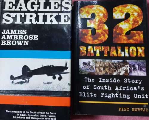 War Eagles Strike AND 32 Battalion First Edition both books