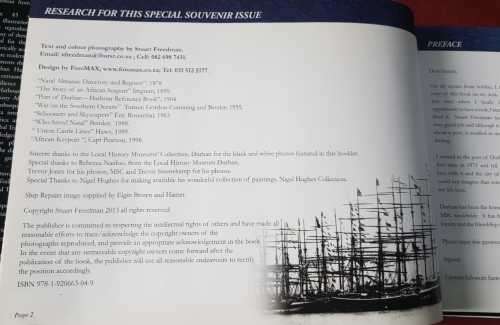 Durban Harbour History from 1842, special souvenir issue, First Edition by Stewart Freedman