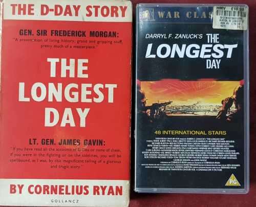 The Longest Day The D-Day Story AND The Longest Day video VHS