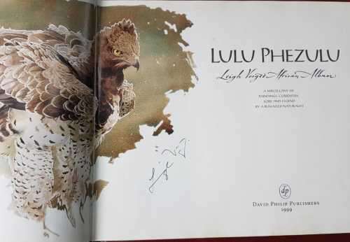 Lulu Phezulu SIGNED BY Leigh Voigts and another signature African Album