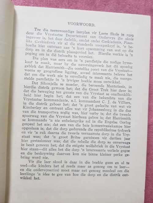 Geskiedenis van Harrismith by F. A. Steytler
