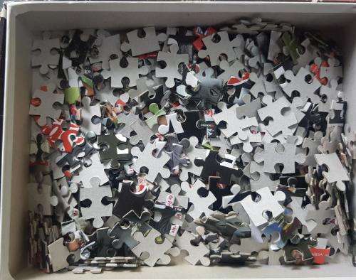Captain in the Cauldron Signed and Sharks 300 piece puzzle  Sharks Rugby Springboks