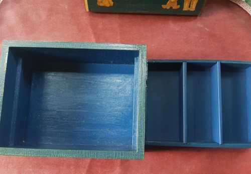 Bear Box two layers  childrens stationary craft box