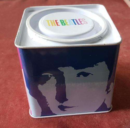 Beatles Fab Four souvenir Pop art face tin. Half Moon Bay - United Kingdom product.