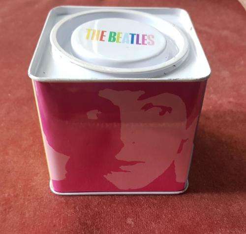 Beatles Fab Four souvenir Pop art face tin. Half Moon Bay - United Kingdom product.
