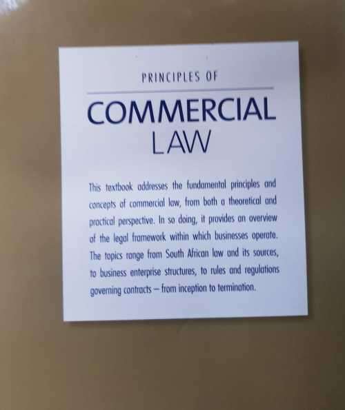 Law Principles of Commercial Law
