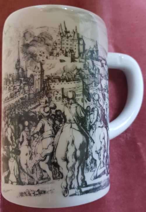 Alka Bavaria German vintage Beer mug Alboth and Kaiser, Alba-Kunst no. 1828