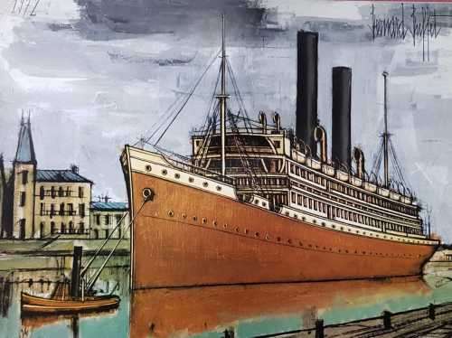 Bernard Buffet Bateaux 36 colour plates