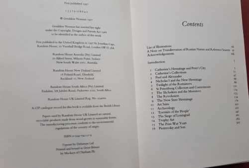 The Hermitage First Edition hardcover by Geraldine Norman Biography of a great museum