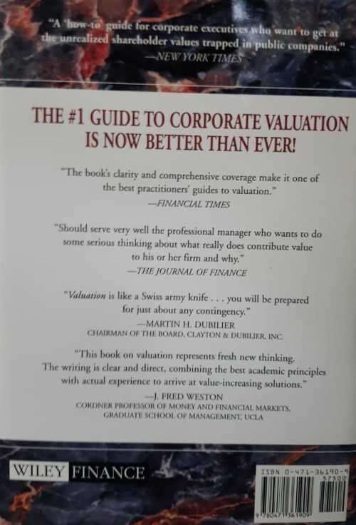Valuation by McKinsey and Company First Edition hardcover