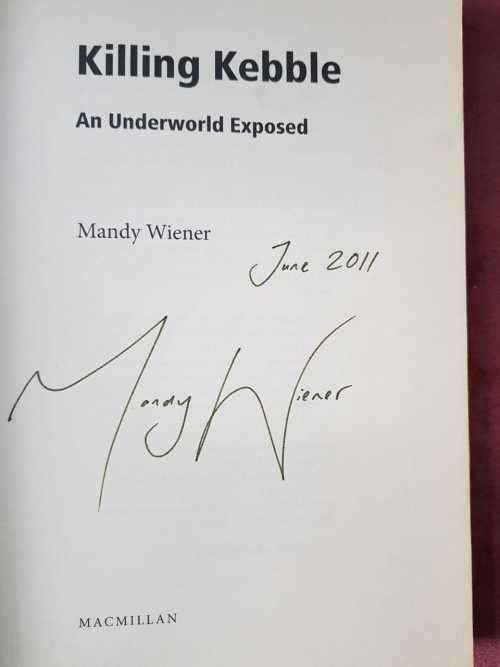 Killing Kebble signed by Mandy Weiner AND The Mini-Nuke Conspiracy