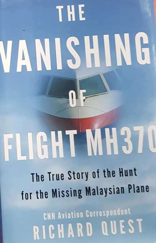 Signed First Edition Richard Quest CNN The Vanishing of MH370