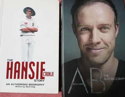 Cricket Hansie Cronje AND AB De Villiers First Editions