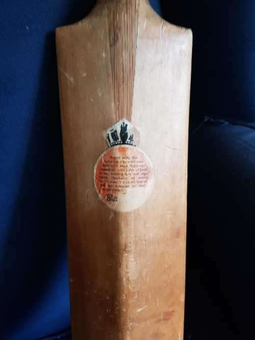 Cricket bat Jackie McGlew Rare