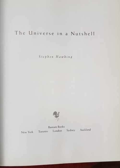 Stephen Hawking The Universe in a Nutshell