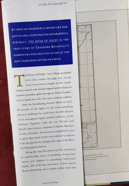 Roosevelt Teddy The River of Doubt by Candice Millard First Edition hardcover