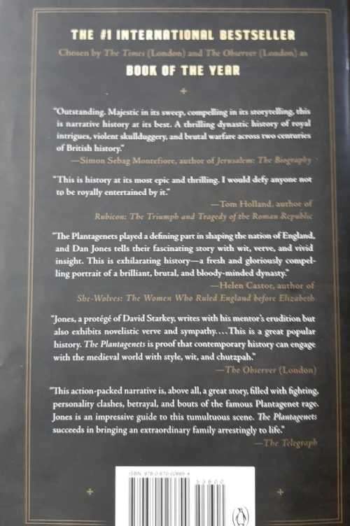 The Plantagenets The warrior kings and queens who made England by Dan Jones. First Edition hardcover