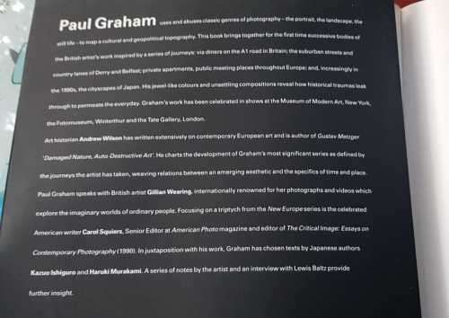 Paul Graham photogphy First Edition coffee table book