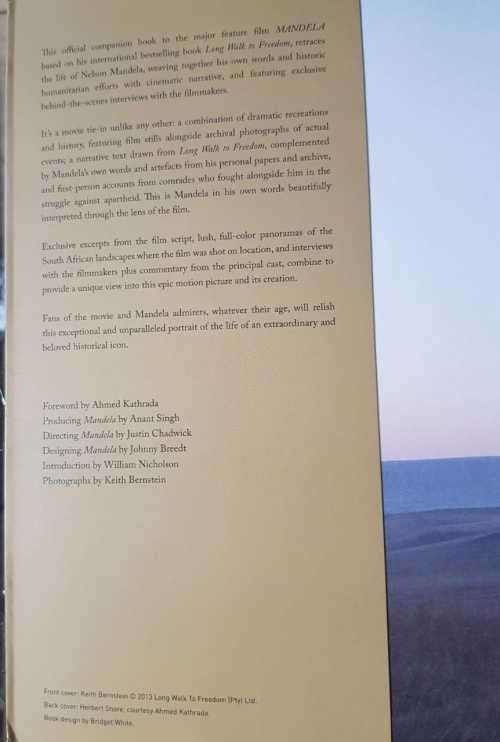 Mandela signed and inscribed by Anant Singh - coffee table book