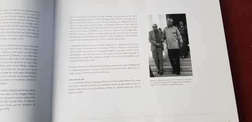Mandela signed and inscribed by Anant Singh - coffee table book