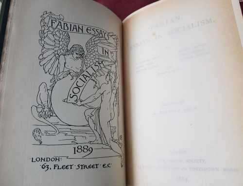 Fabian Essays in Socialism Rare very rare 1889 London 63 Fleet Street First Edition Hardcover