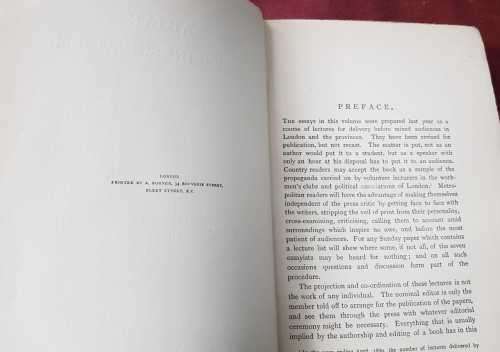 Fabian Essays in Socialism Rare very rare 1889 London 63 Fleet Street First Edition Hardcover
