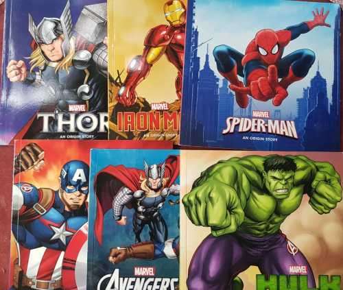 Marvel Super Hero Stories 6 book collection boxed. Hulk Spider-Man