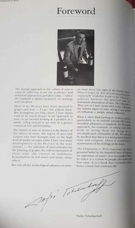The Companion to Wine Coffee table book First Edition hardcover