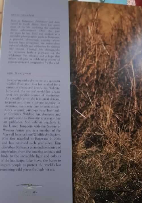 Earth Ark Signed Rare copy illustrations